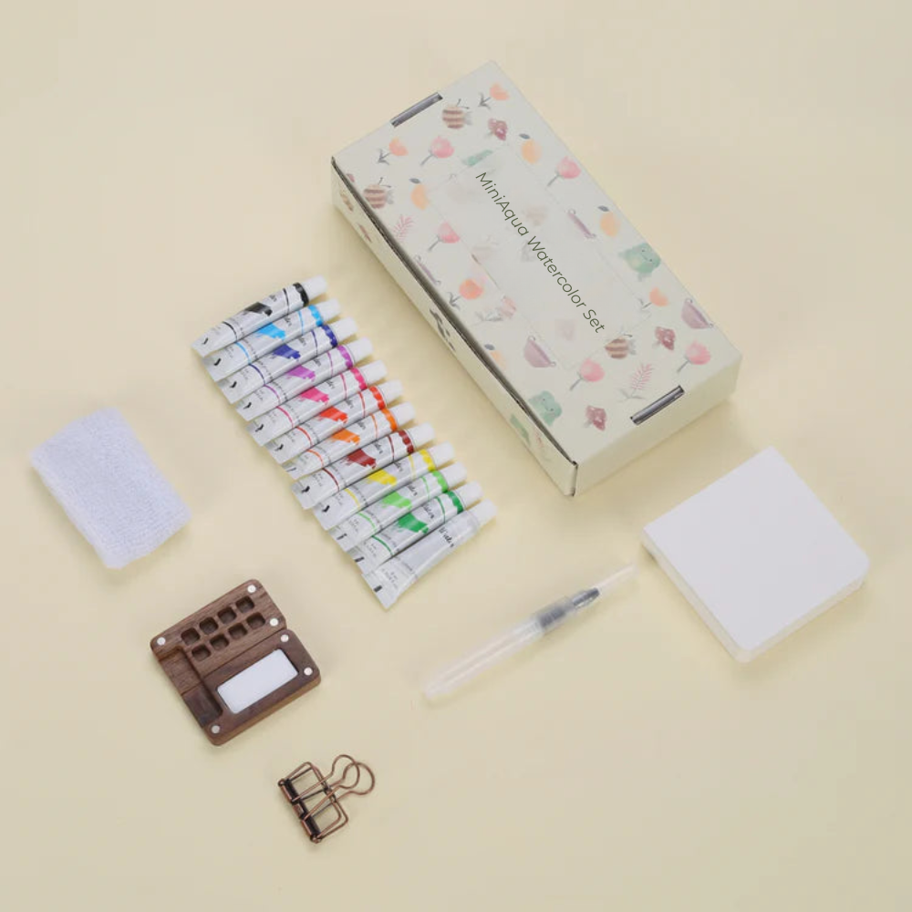 Kit d'aquarelle miniature