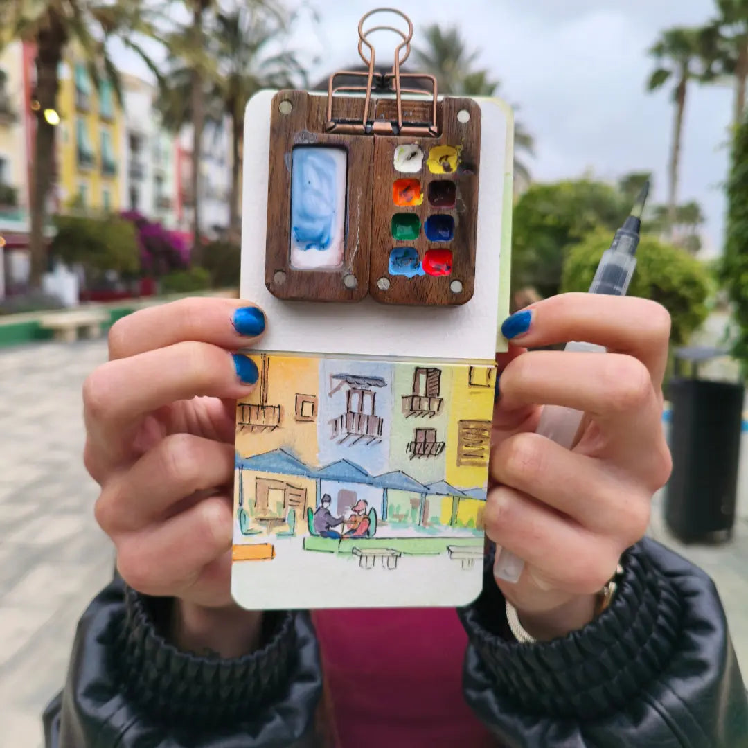Kit d'aquarelle miniature