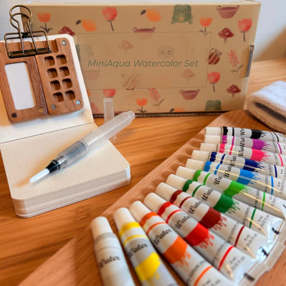 Kit d'aquarelle miniature